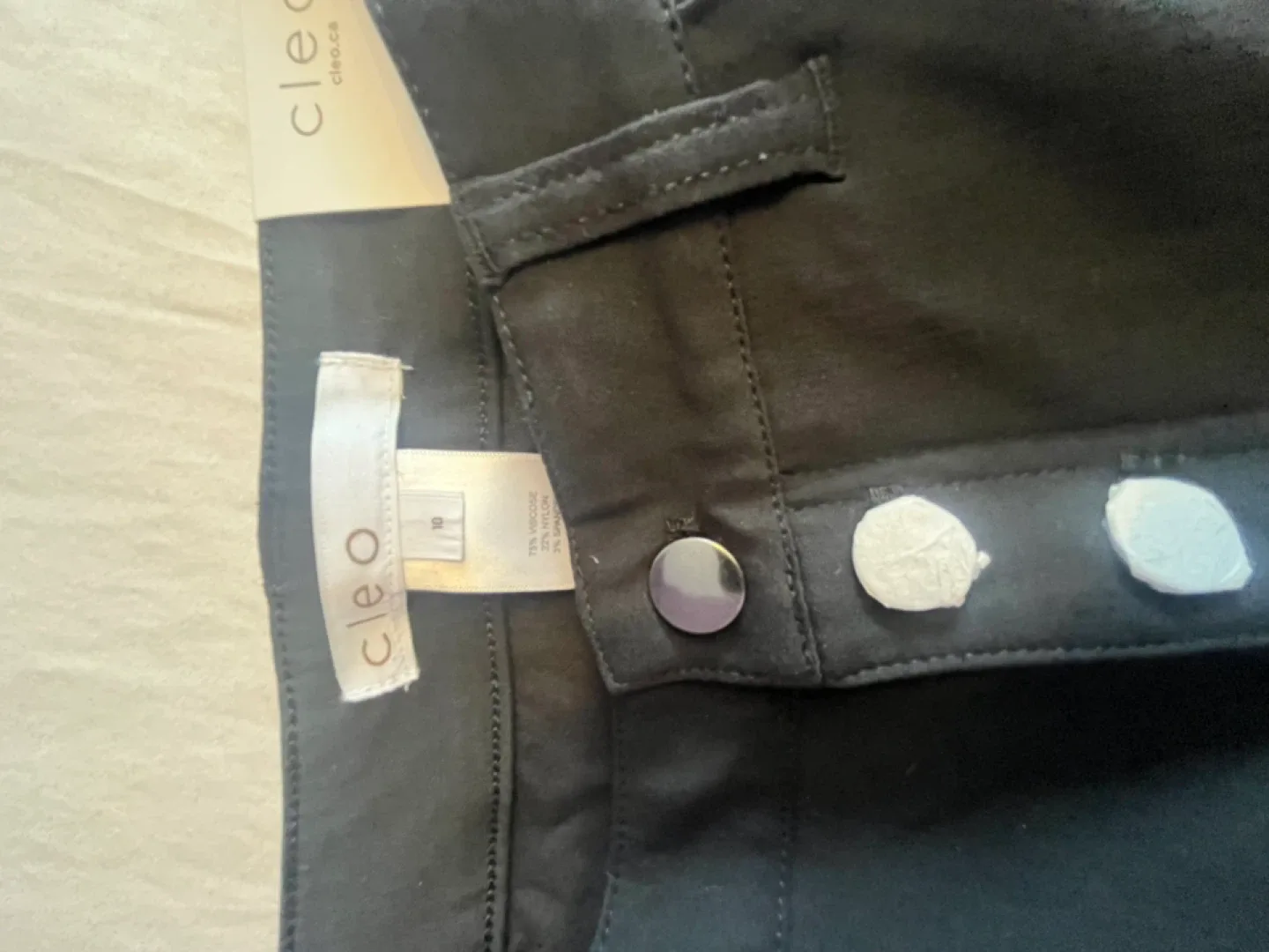 🥕New Cleo Black Pants - Size 10 image indicator(4)