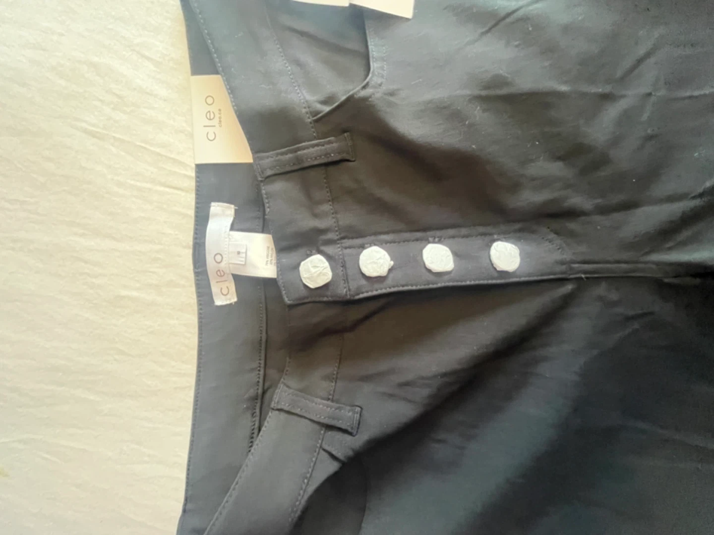 🥕New Cleo Black Pants - Size 10 - photo 3