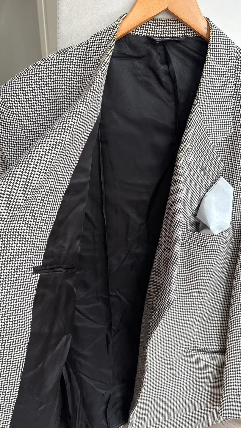 Terrance Houndstooth Blazer - Size 46 image indicator(5)