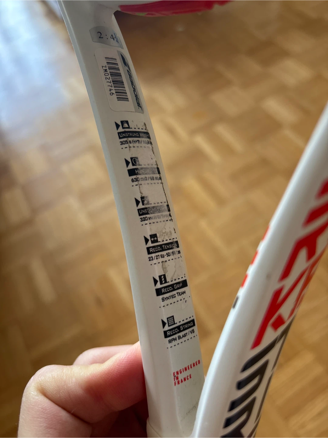 Babolat Pure Strike Tennis Racquet - photo 2