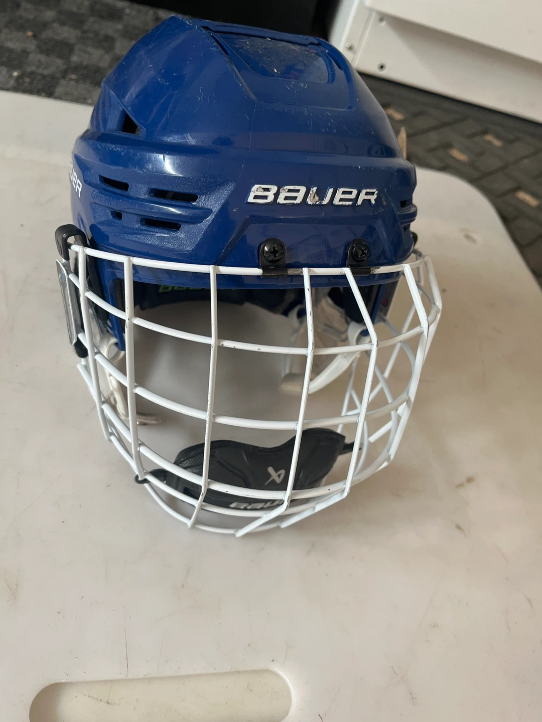 Bauer Re-Akt 85 Hockey Helmet - Blue - photo 2