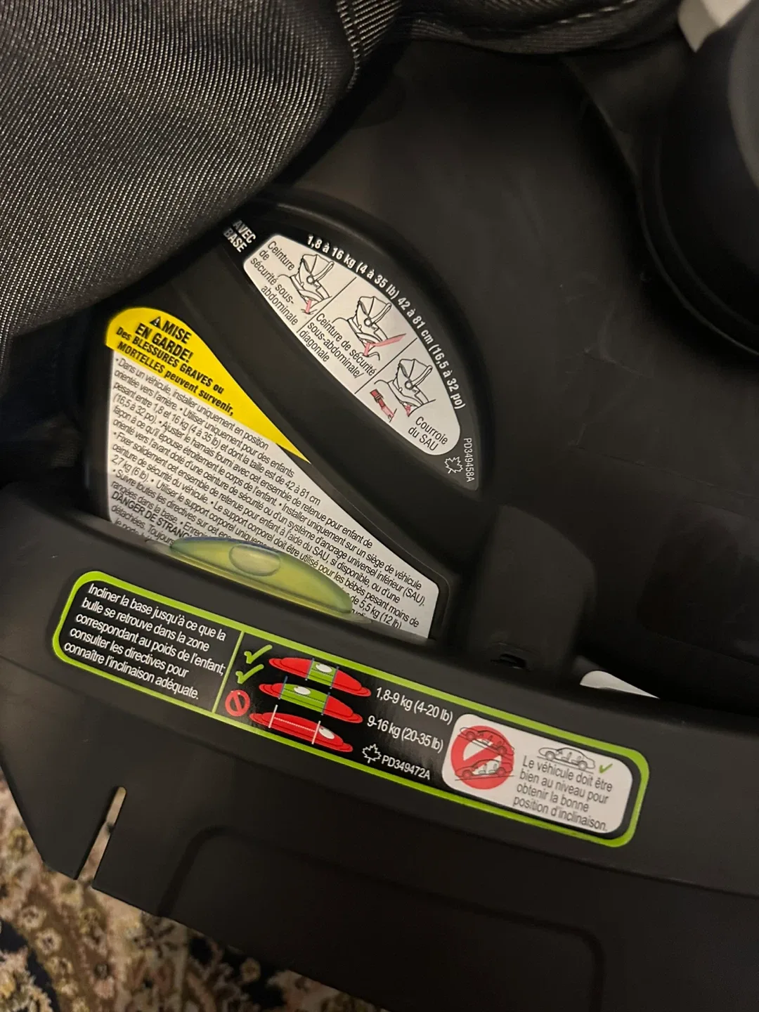 Baby Jogger City GO Infant Car Seat image indicator(2)