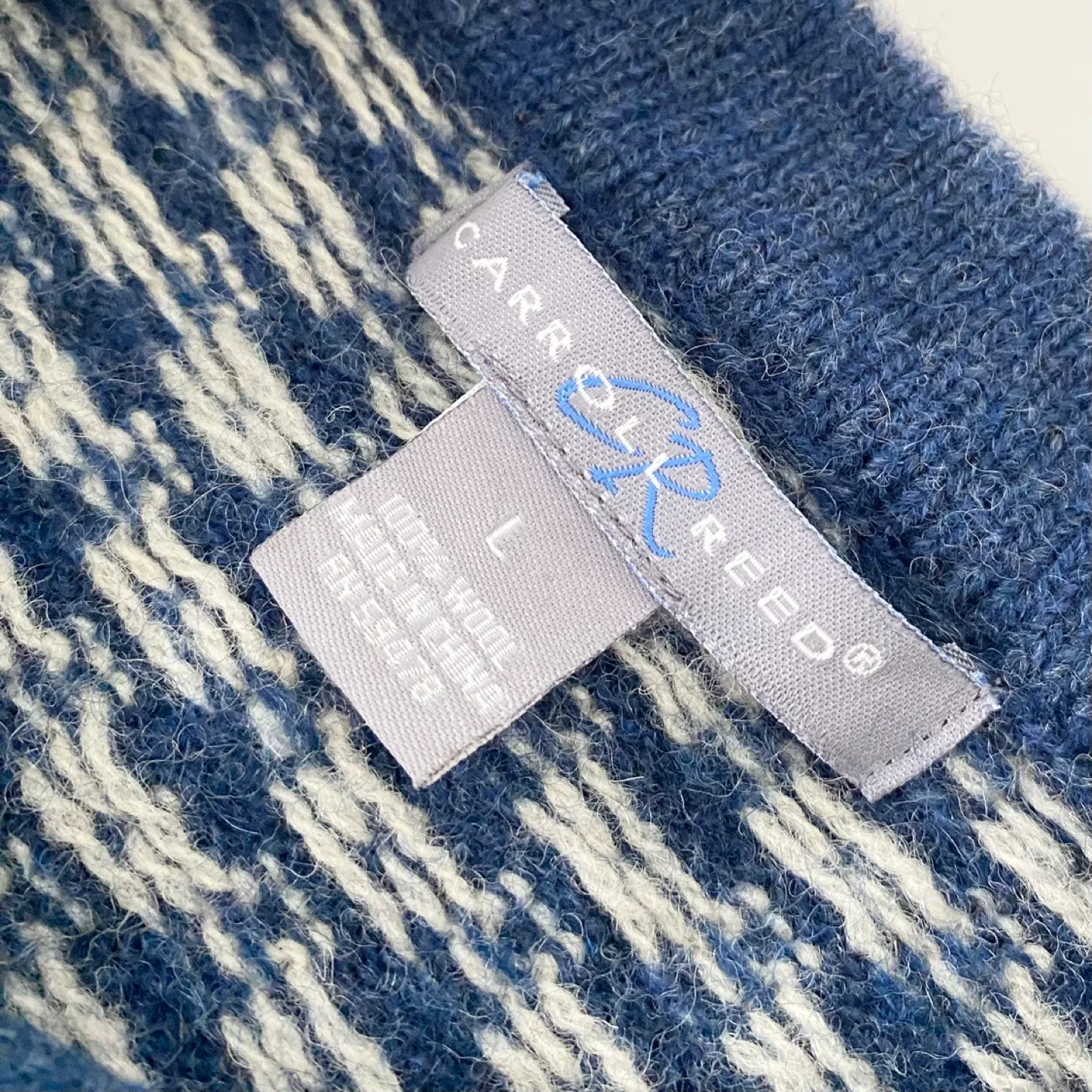 Carroll Reed 100% Wool Nordic Fair Isle Cardigan image indicator(10)