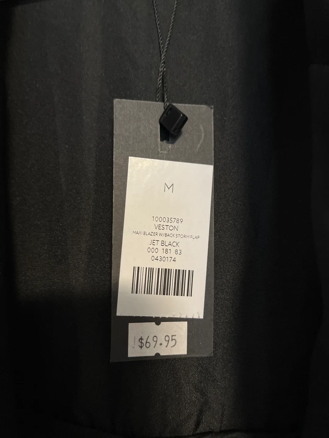 Dynamite Black Maxi Blazer - Size M image indicator(3)