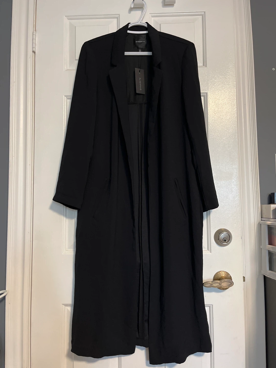 Dynamite Black Maxi Blazer - Size M
