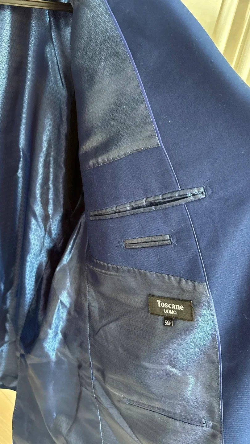 Toscane Uomo Blue Blazer - Size 50R image indicator(2)