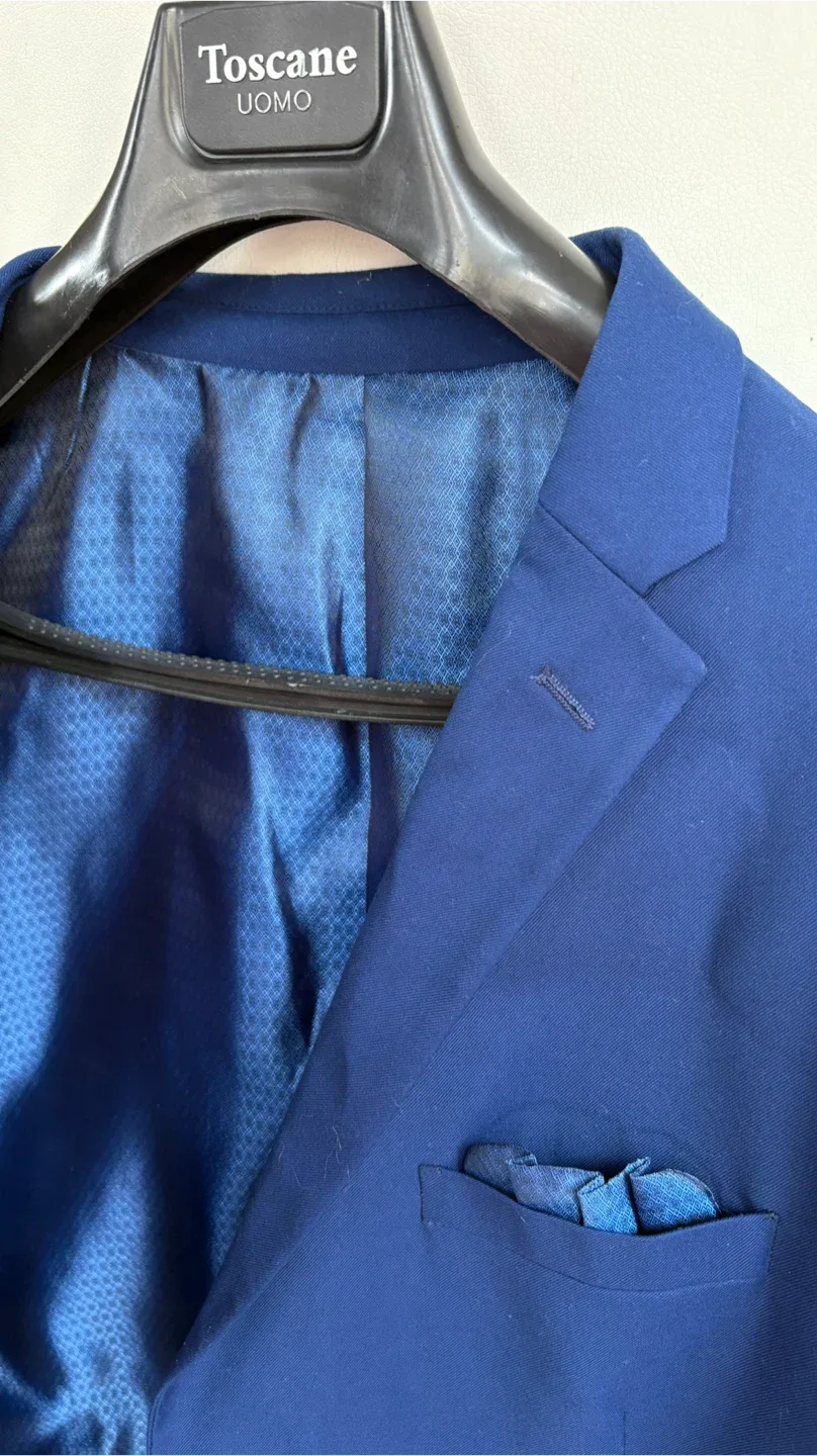 Toscane Uomo Blue Blazer - Size 50R image indicator(3)