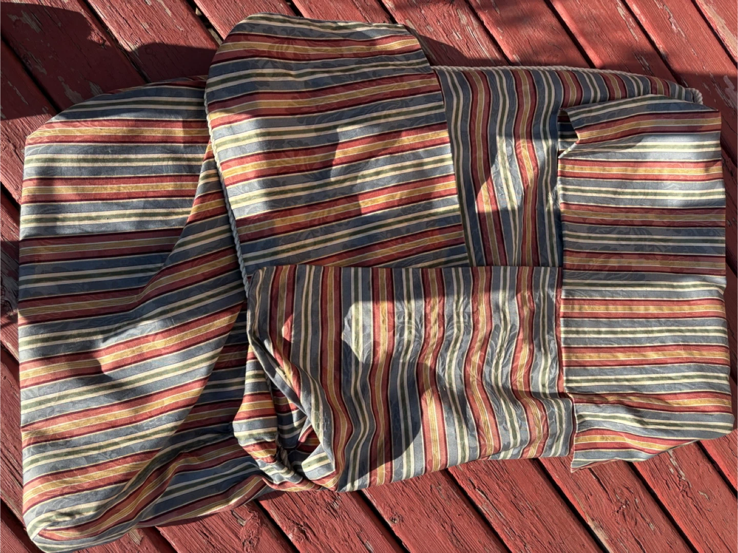 Striped Chair Cover