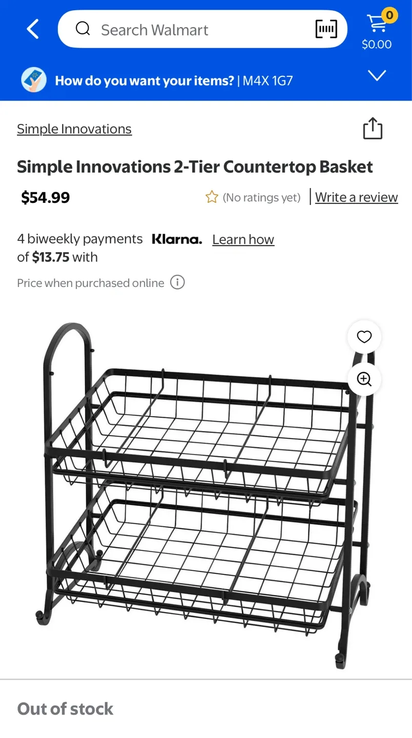 Simple Innovations 2-Tier Countertop Basket image indicator(2)