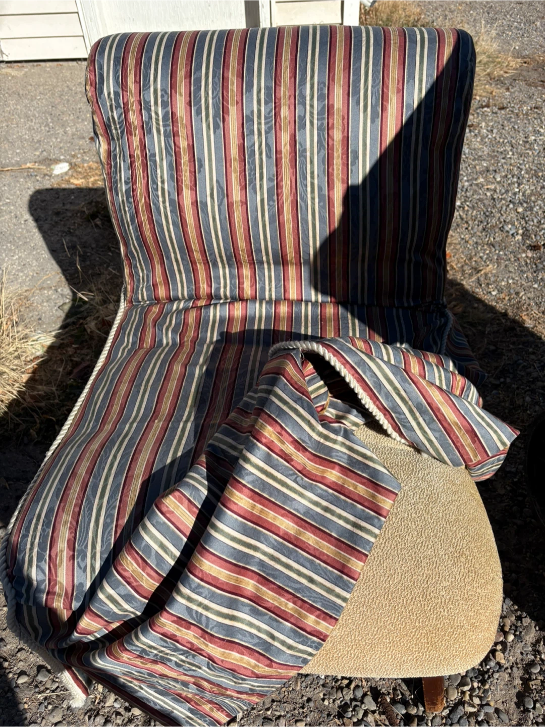 Striped Chair Cover - photo 4