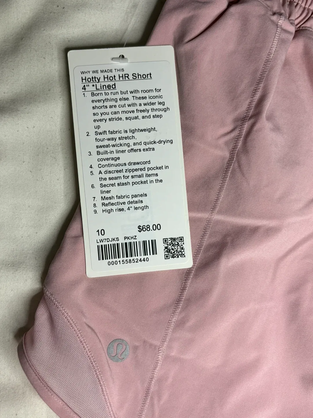 lululemon hotty hot shorts size 10 image indicator(3)