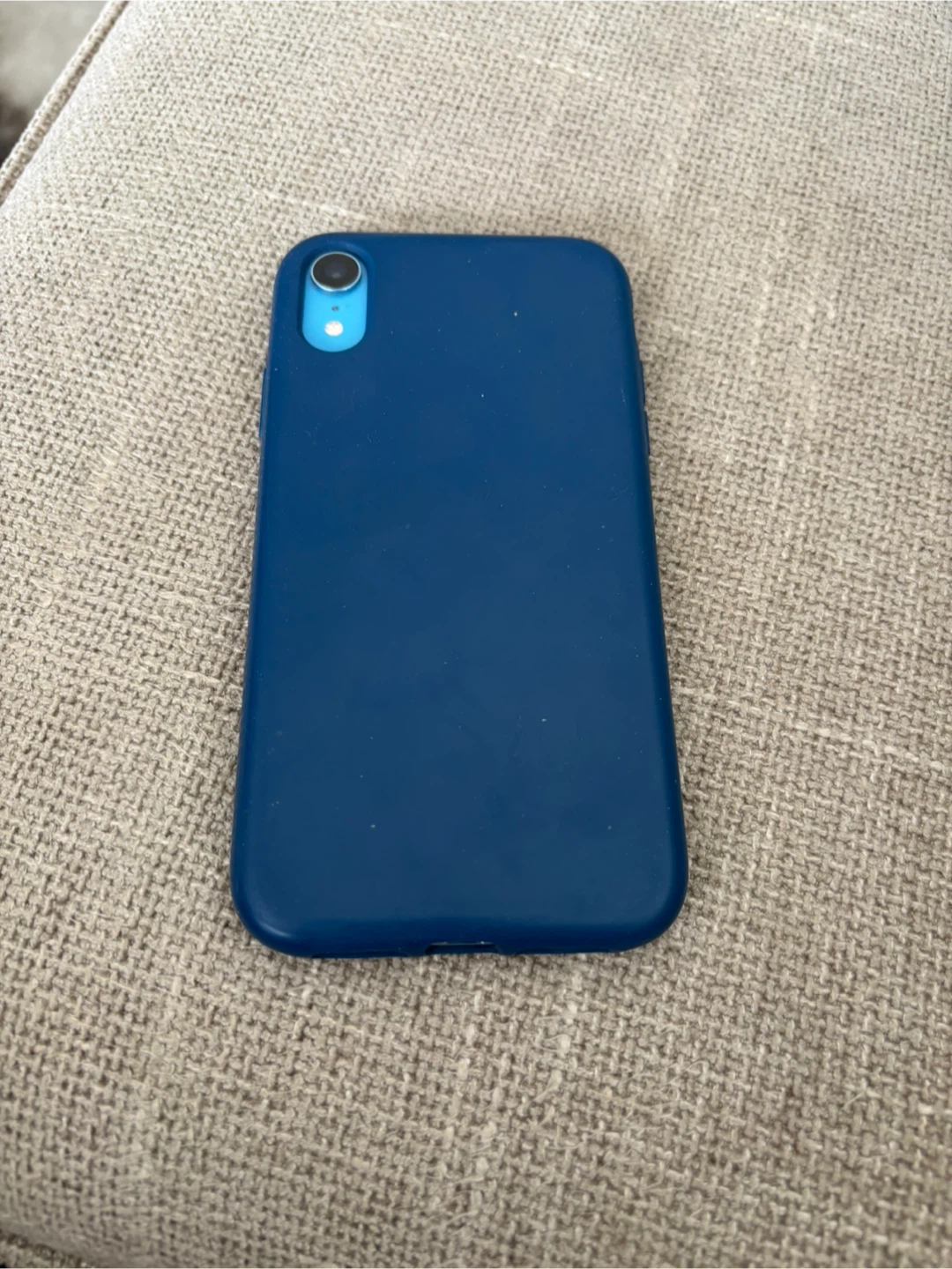 iPhone XR Blue with Case - photo 2
