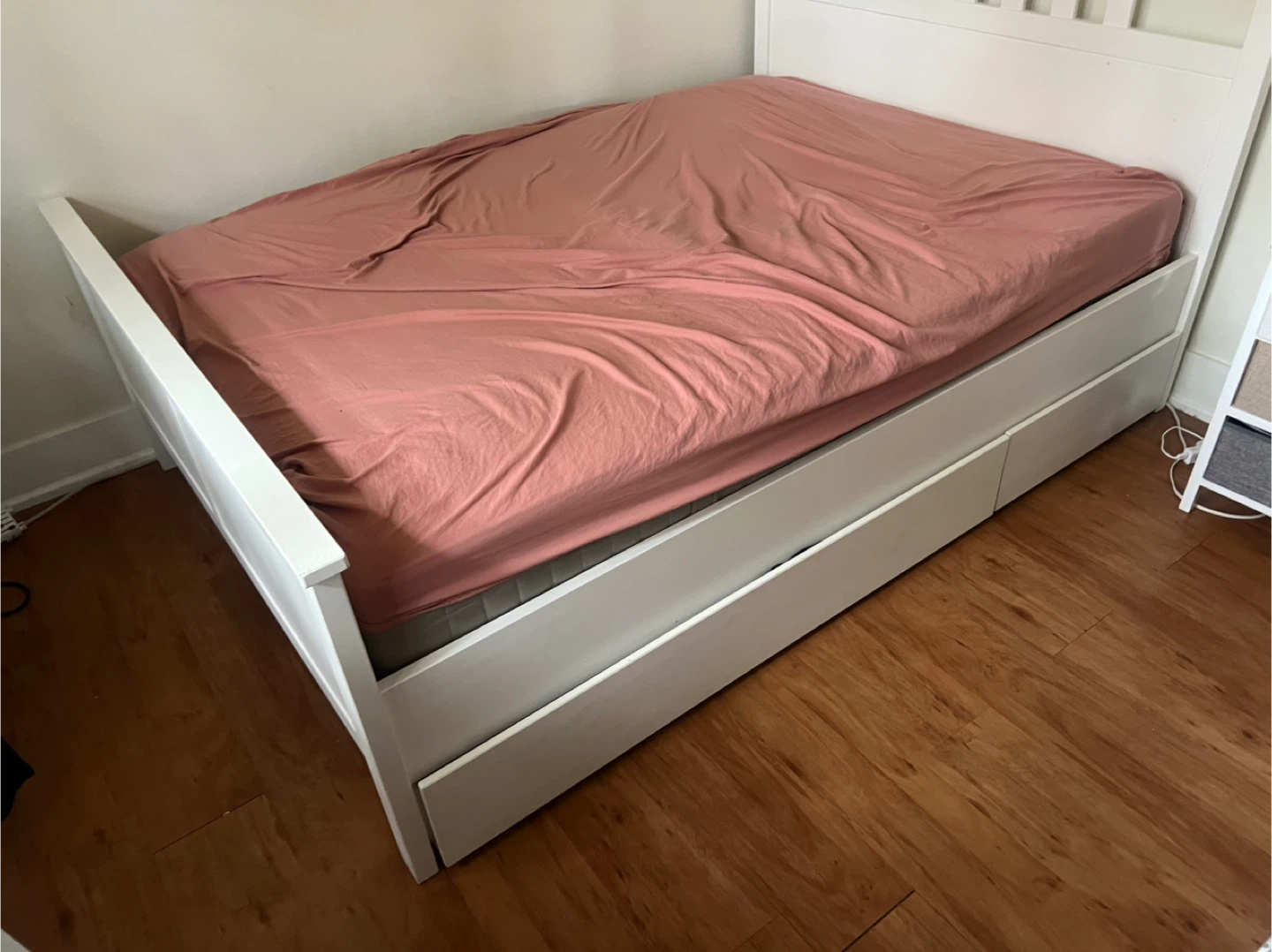 IKEA HEMNES Full Bed Frame + Drawers – $130 - photo 4