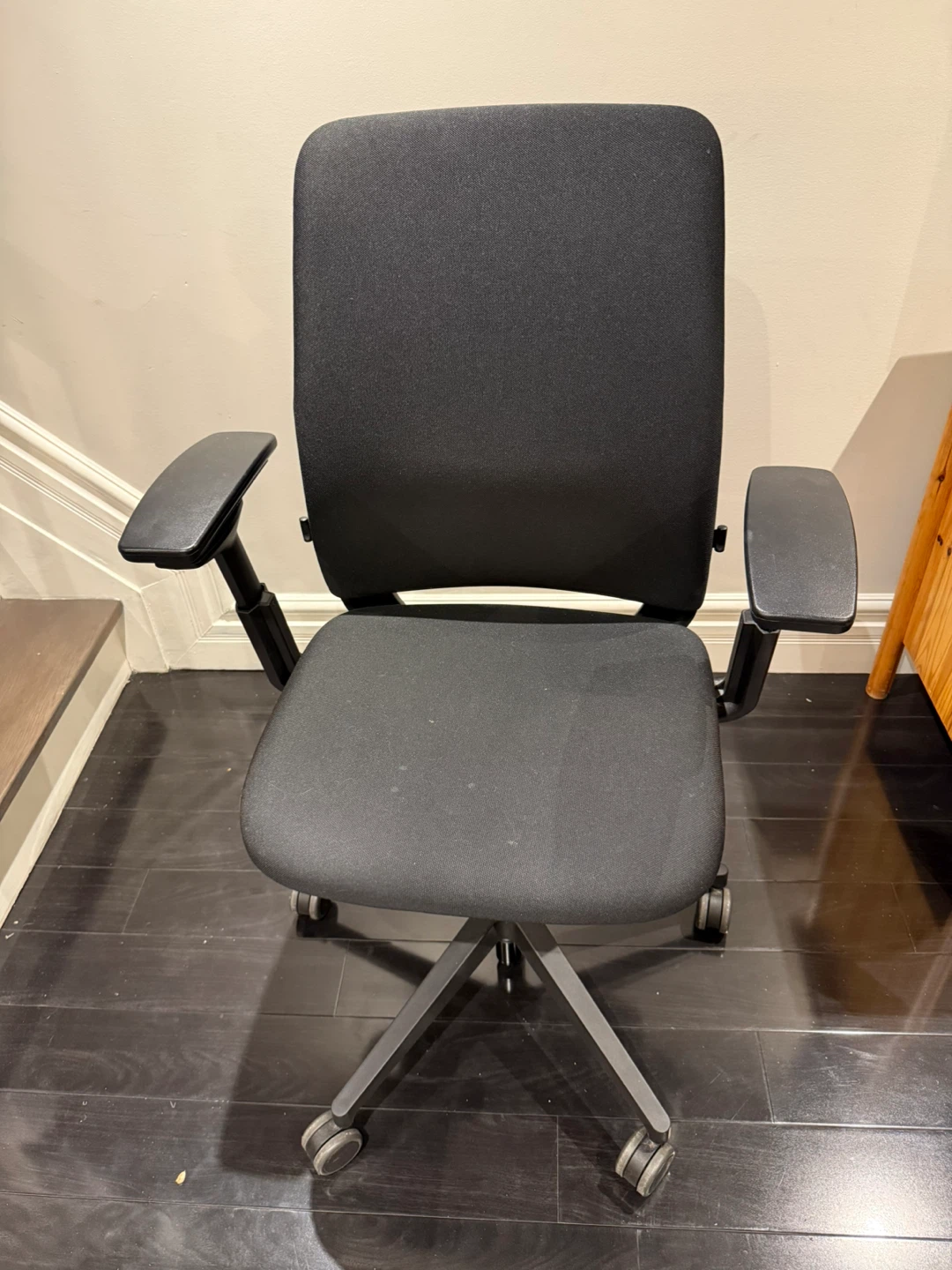 Steelcase Black Office Chair (Amia) 1x available