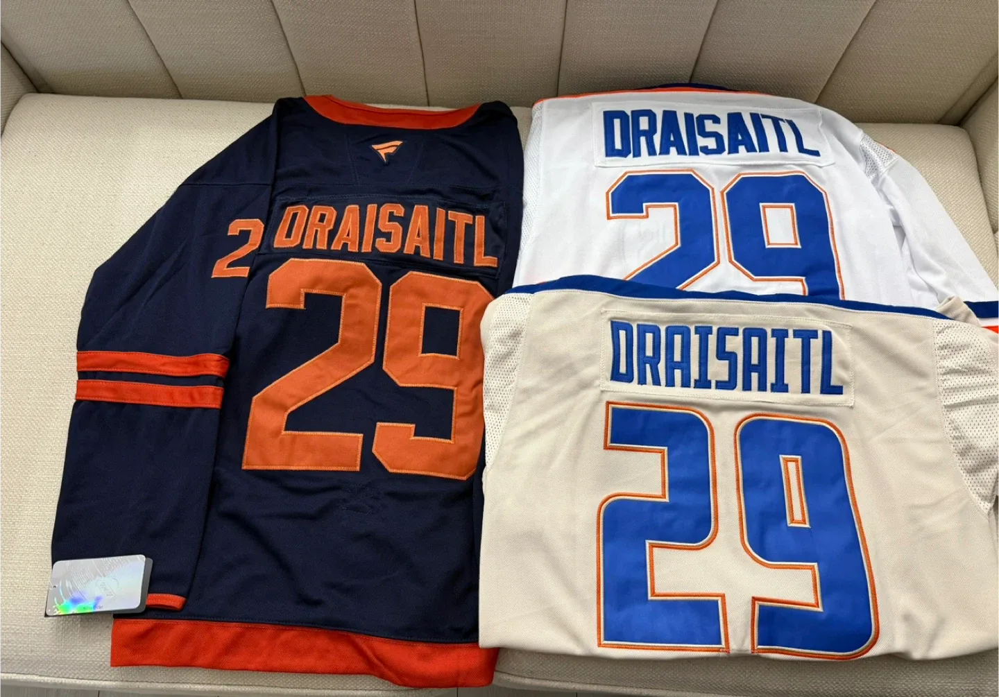 New Oilers Hockey Jersey Draisaitl #29 Hockey Jersey