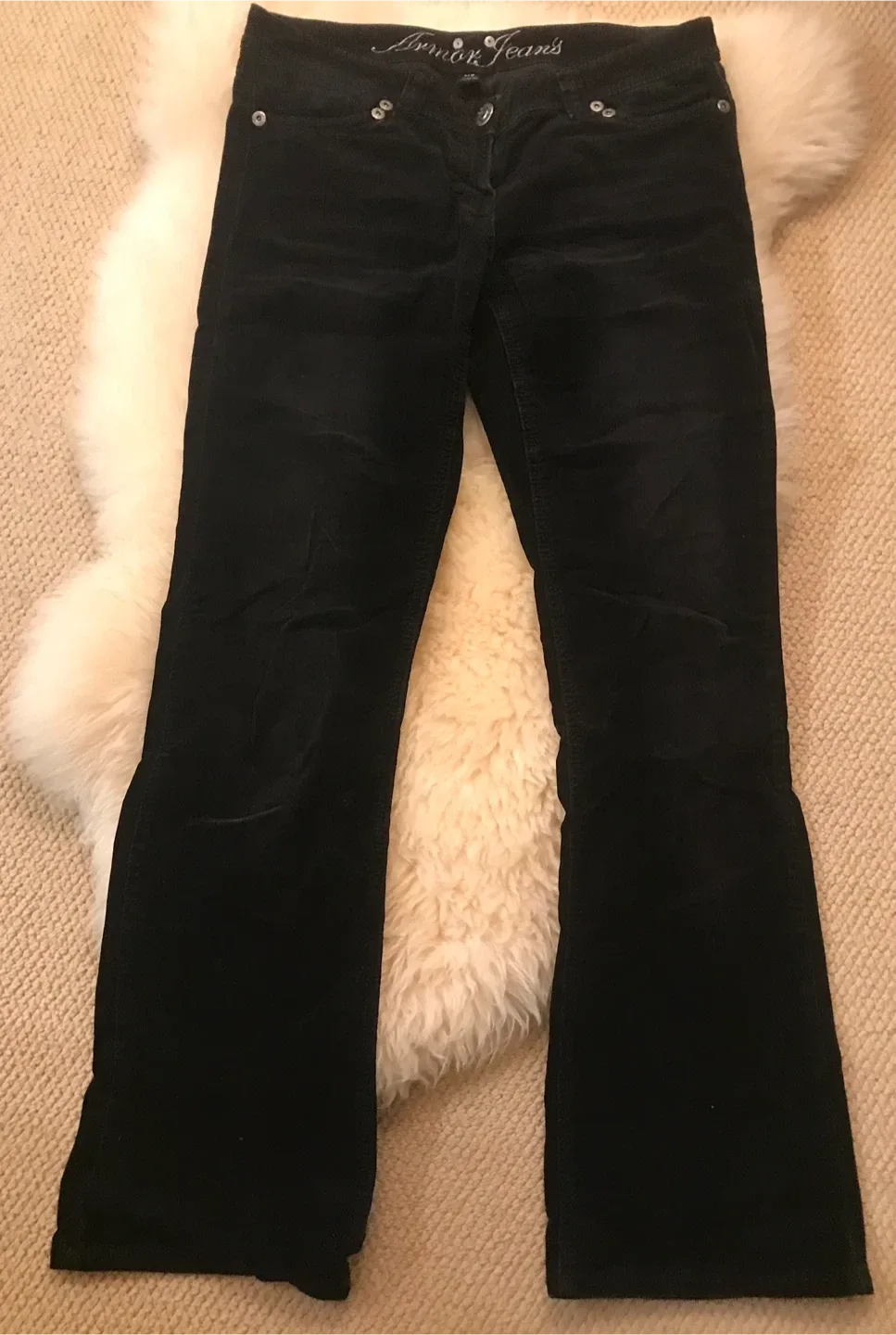 Black Corduroy Pants Size image indicator(3)