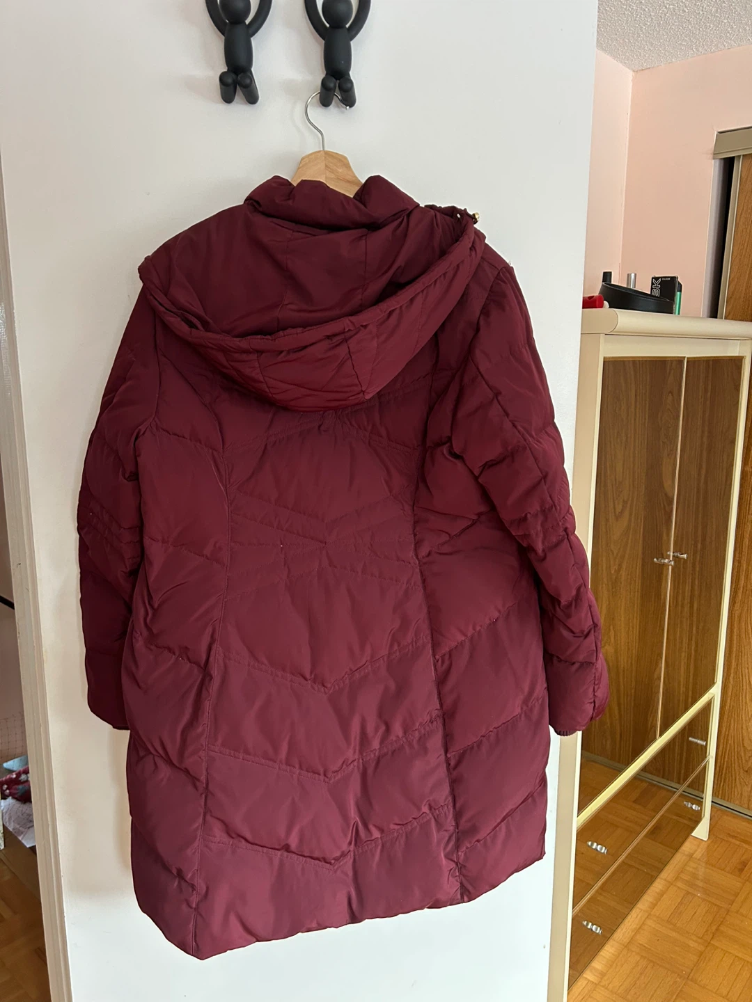 London Fog Burgundy Puffer Coat - Large - photo 5