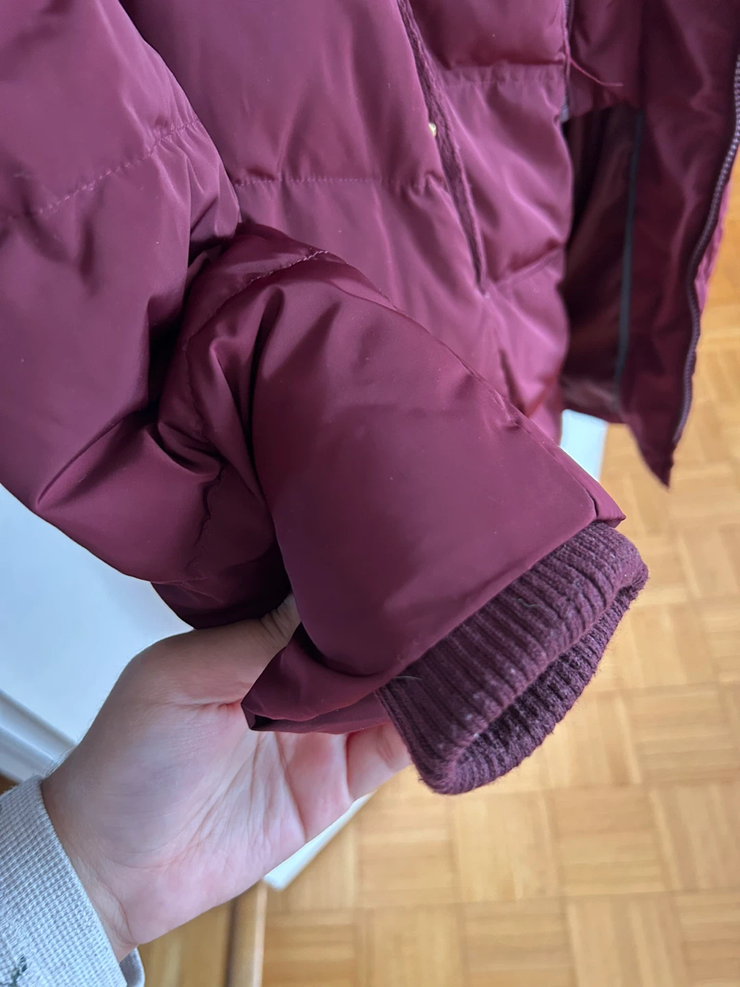 London Fog Burgundy Puffer Coat - Large - photo 4