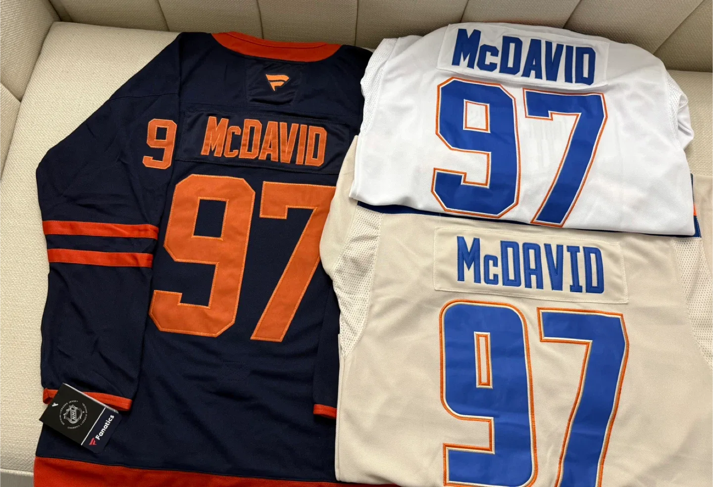 Connor McDavid #97 New Oilers Hockey Jersey
