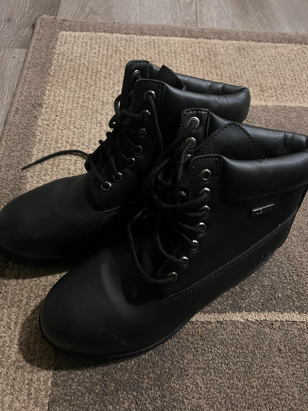 Black Leather Boots