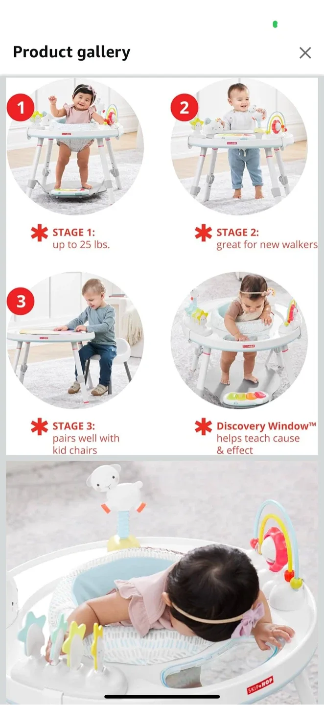 Skip Hop Explore & More Silver Lining Activity Centre image indicator(4)