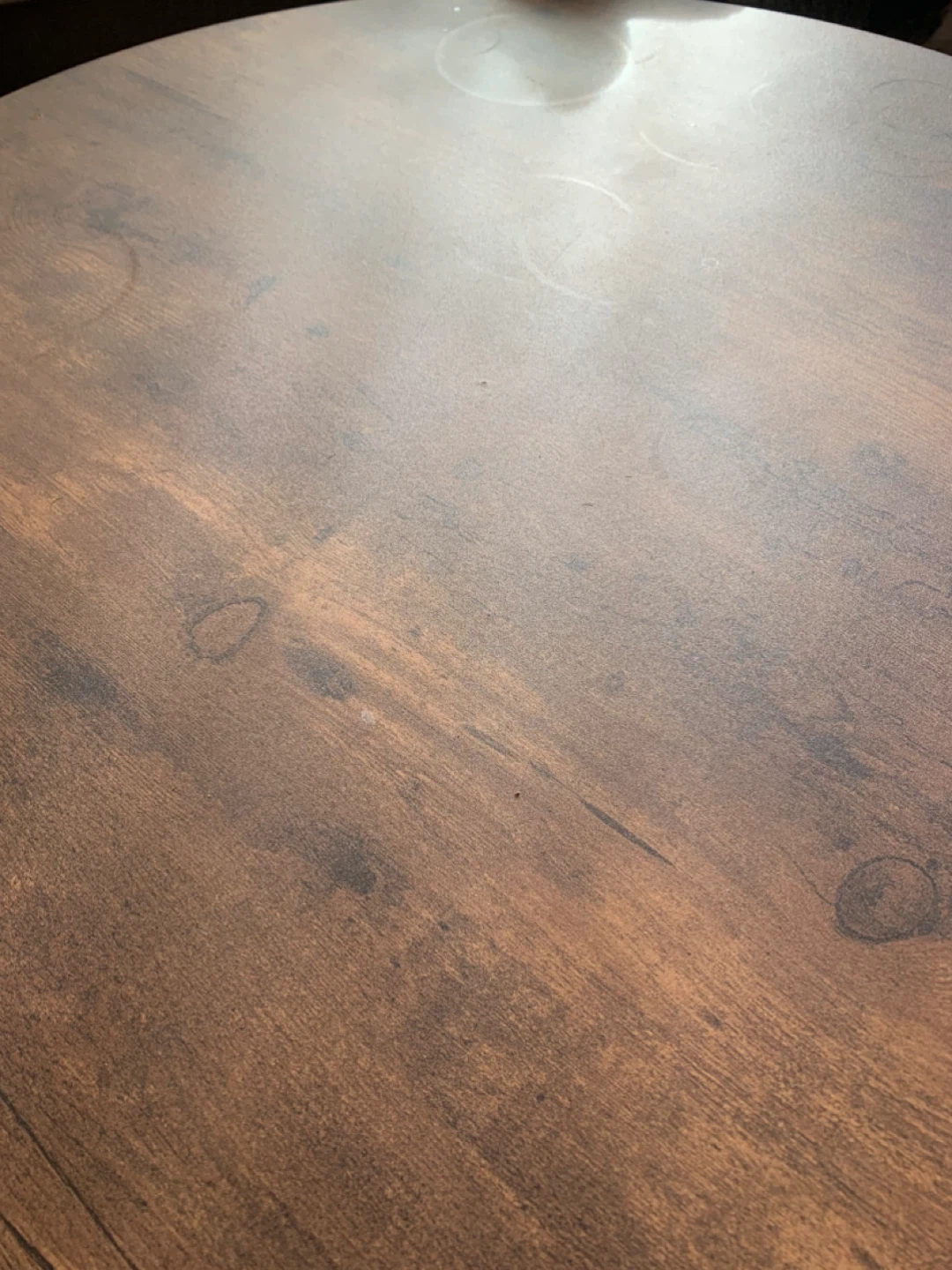 Round Coffee Table - Wood & Black Metal 🥕 - photo 4