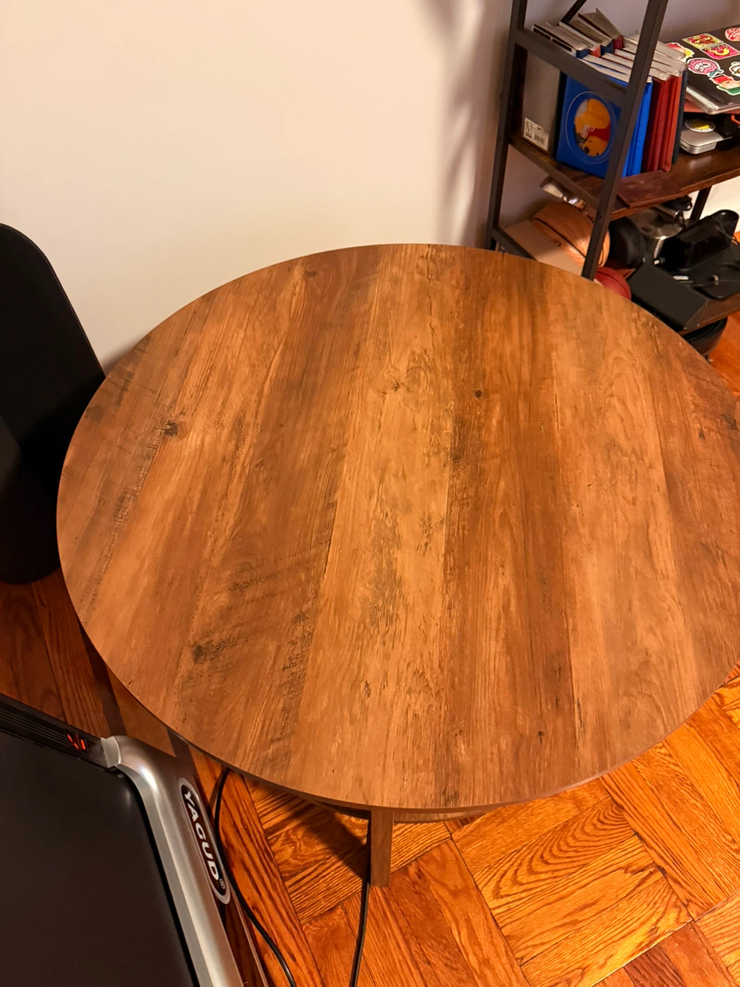Round Wooden Coffee Table - 31.5 inch Diameter - photo 2