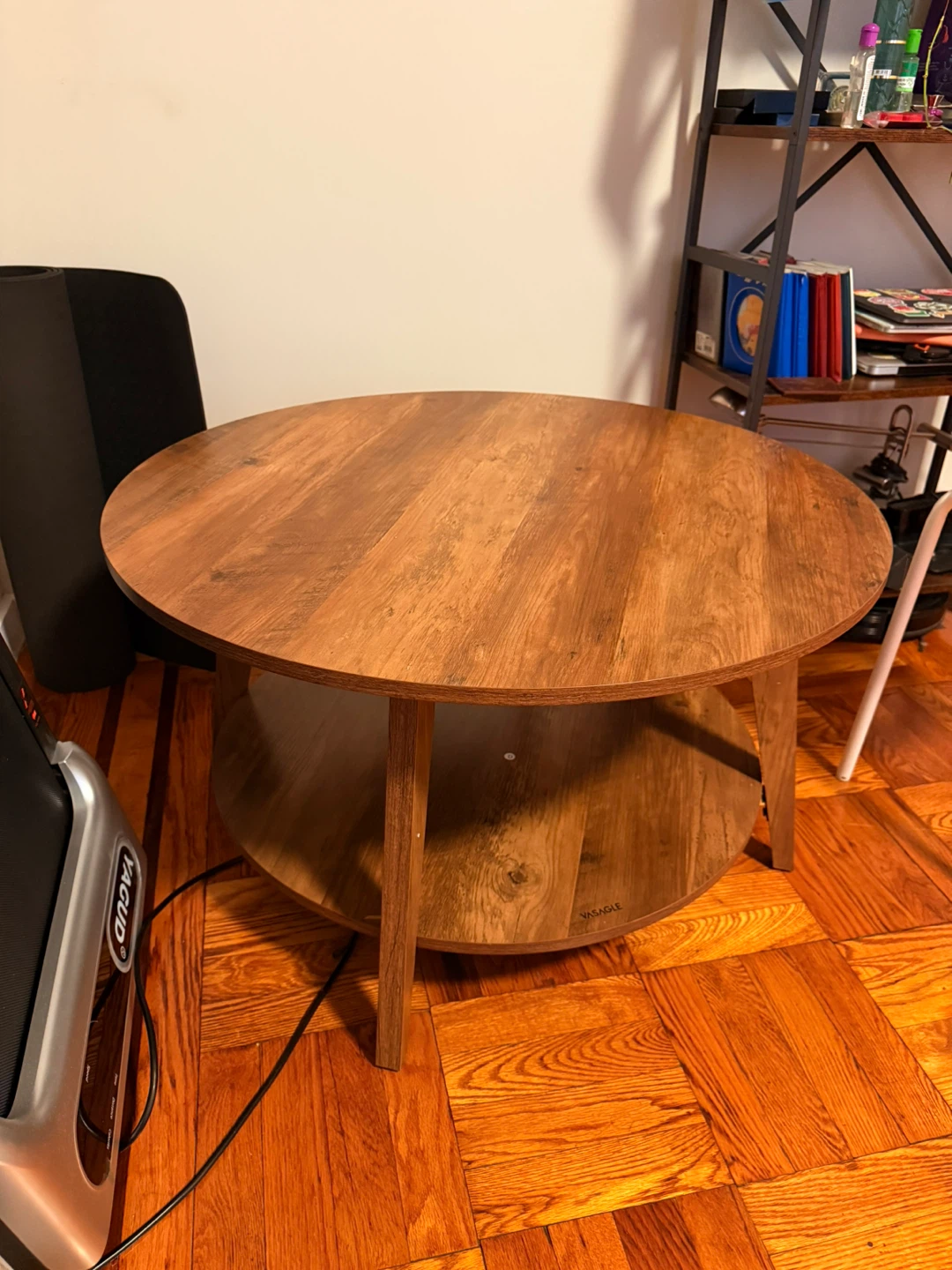 Round Wooden Coffee Table - 31.5 inch Diameter