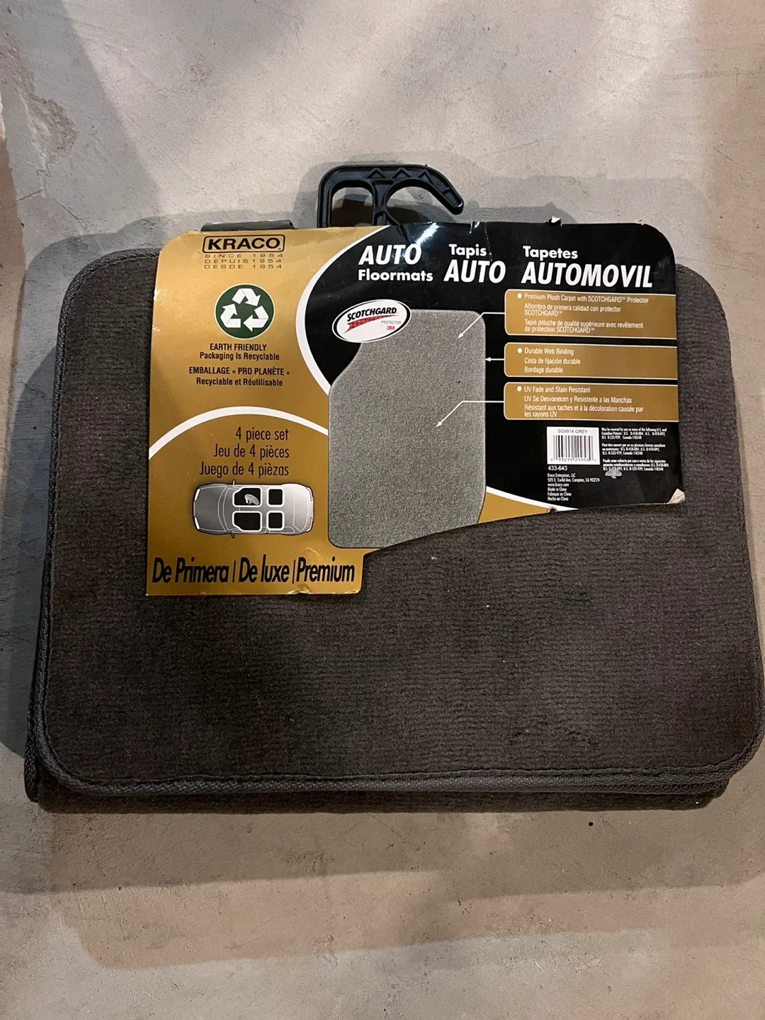 Krako Auto Floor Mats - 4 Piece Set