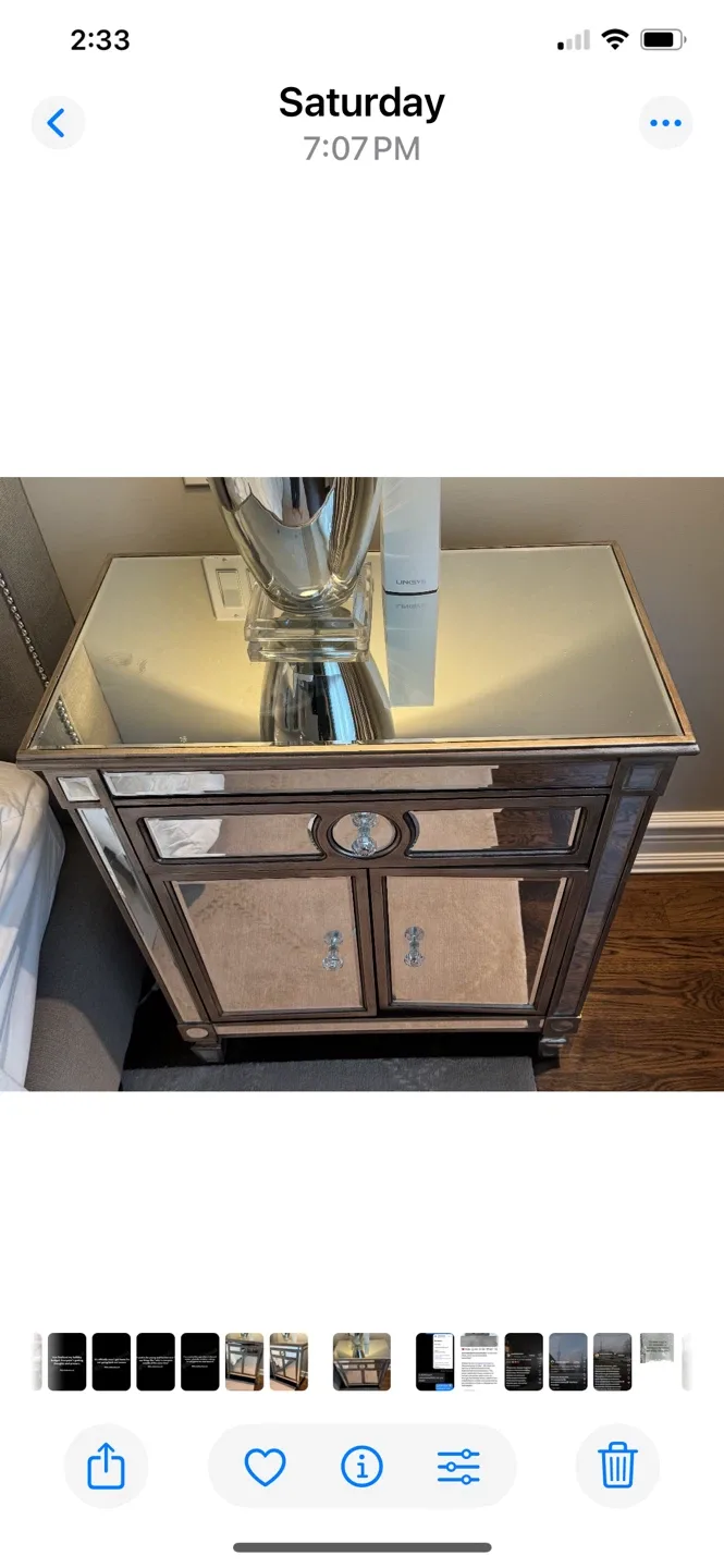 Mirrored Accent Cabinet image indicator(4)