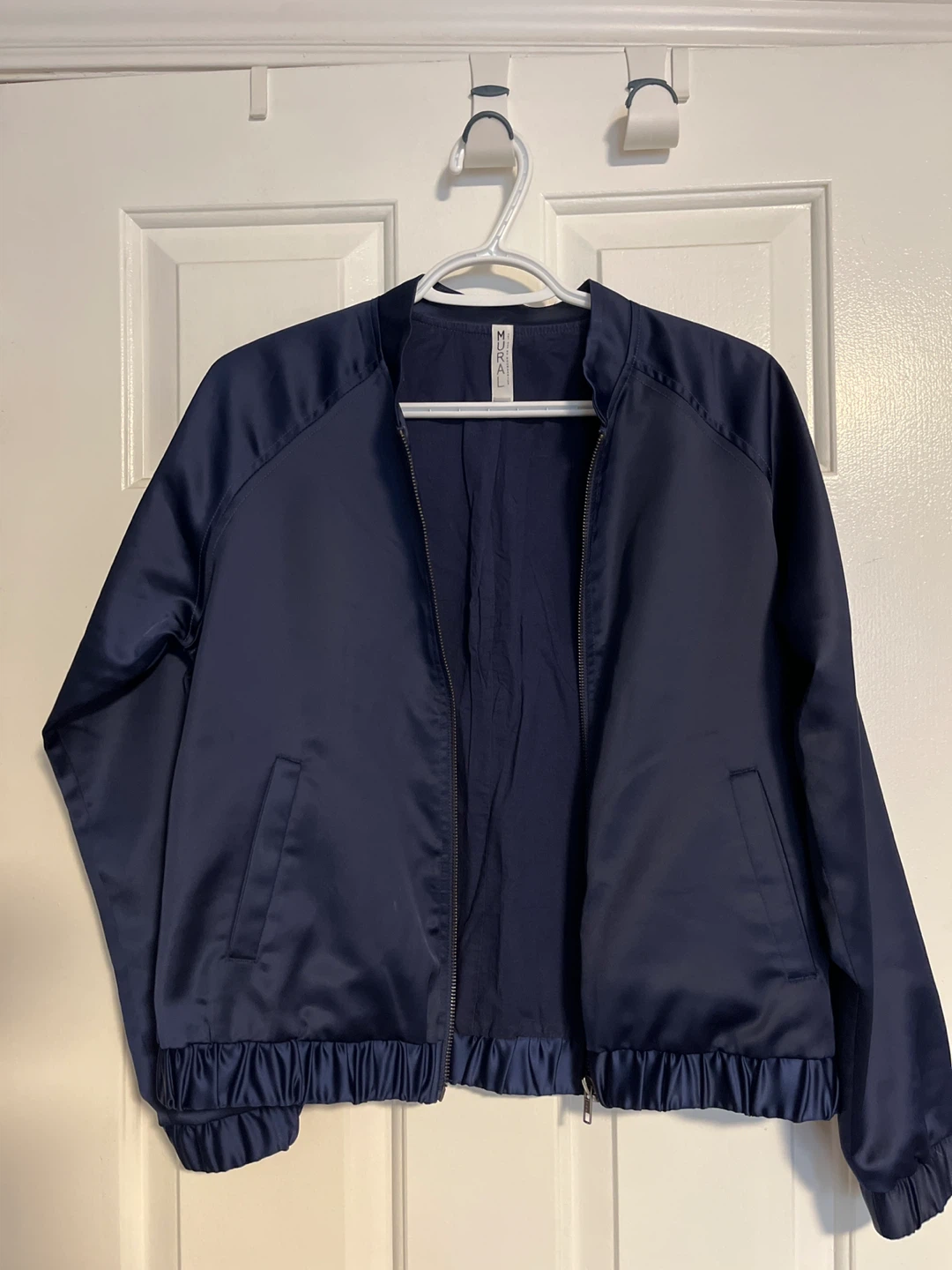 Mural  navy Blue  Jacket - Size Small