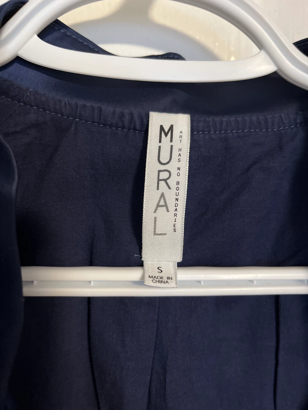 Mural  navy Blue  Jacket - Size Small - photo 2