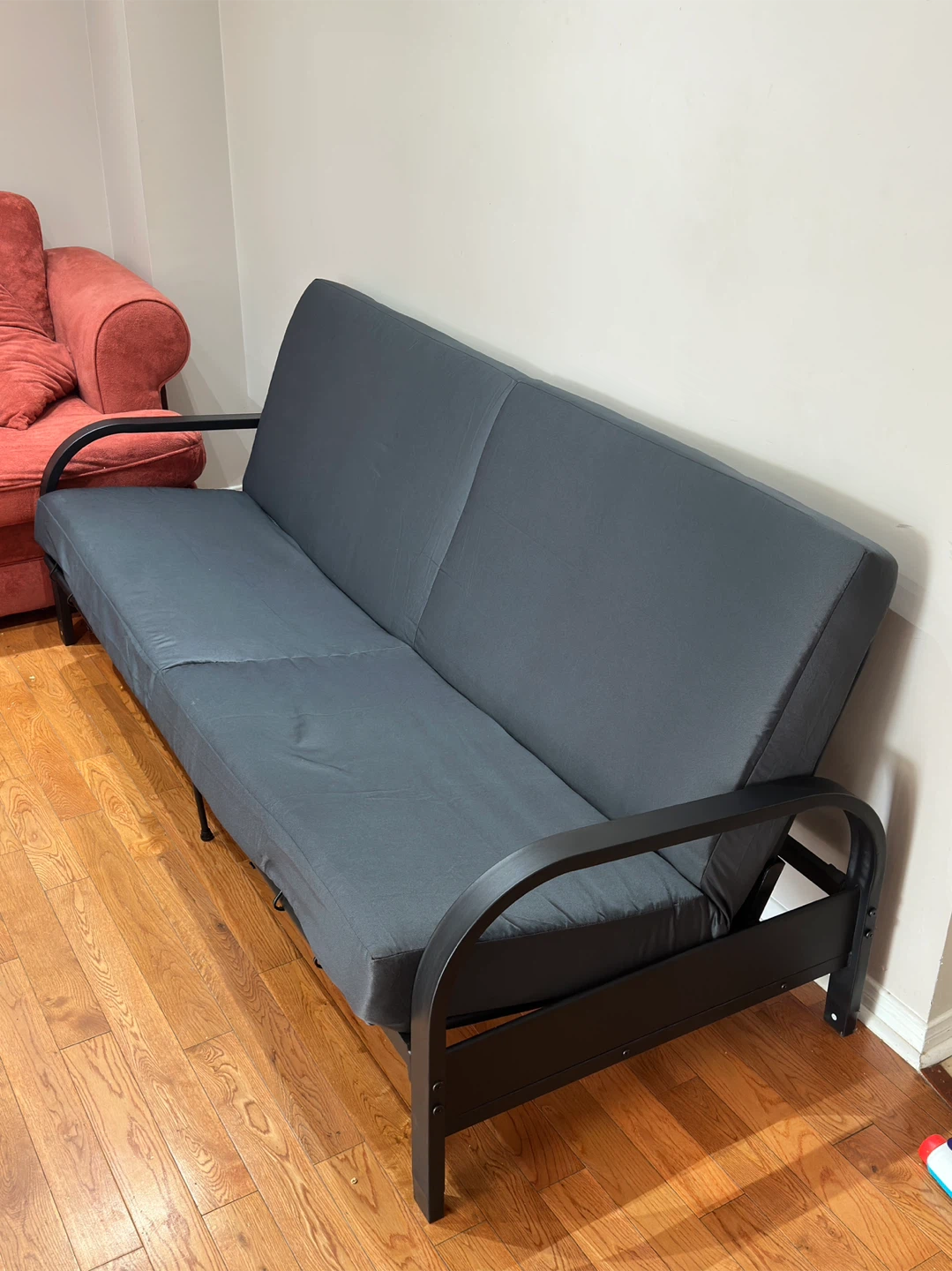 Grey double folding Sofa Bed - photo 2