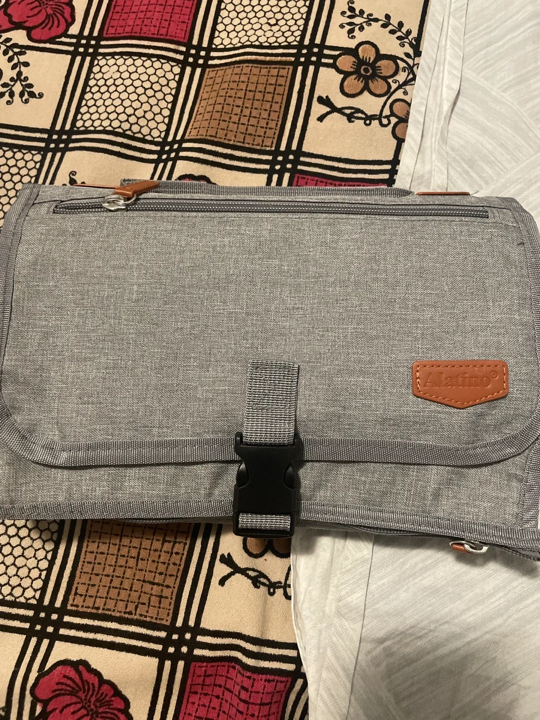 Alaturo Portable Baby Changing Pad grey 🥕 image indicator(3)