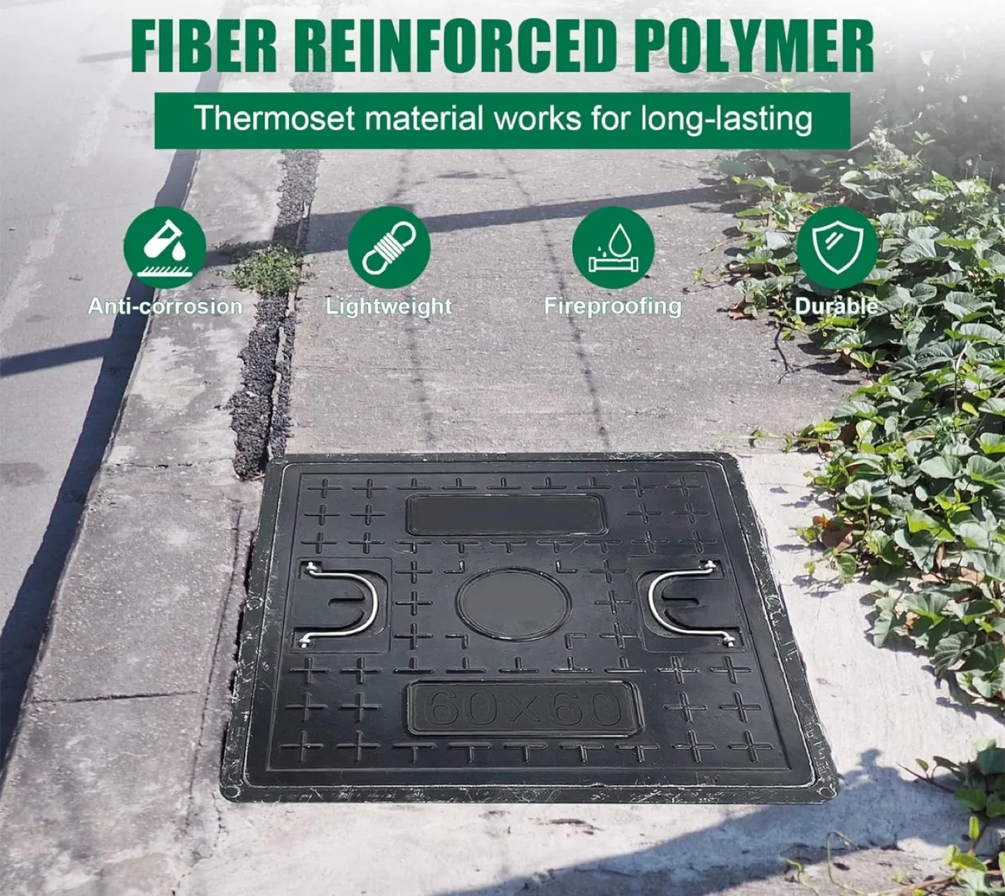 Natotela Solid Manhole Cover and Frame - BN image indicator(3)