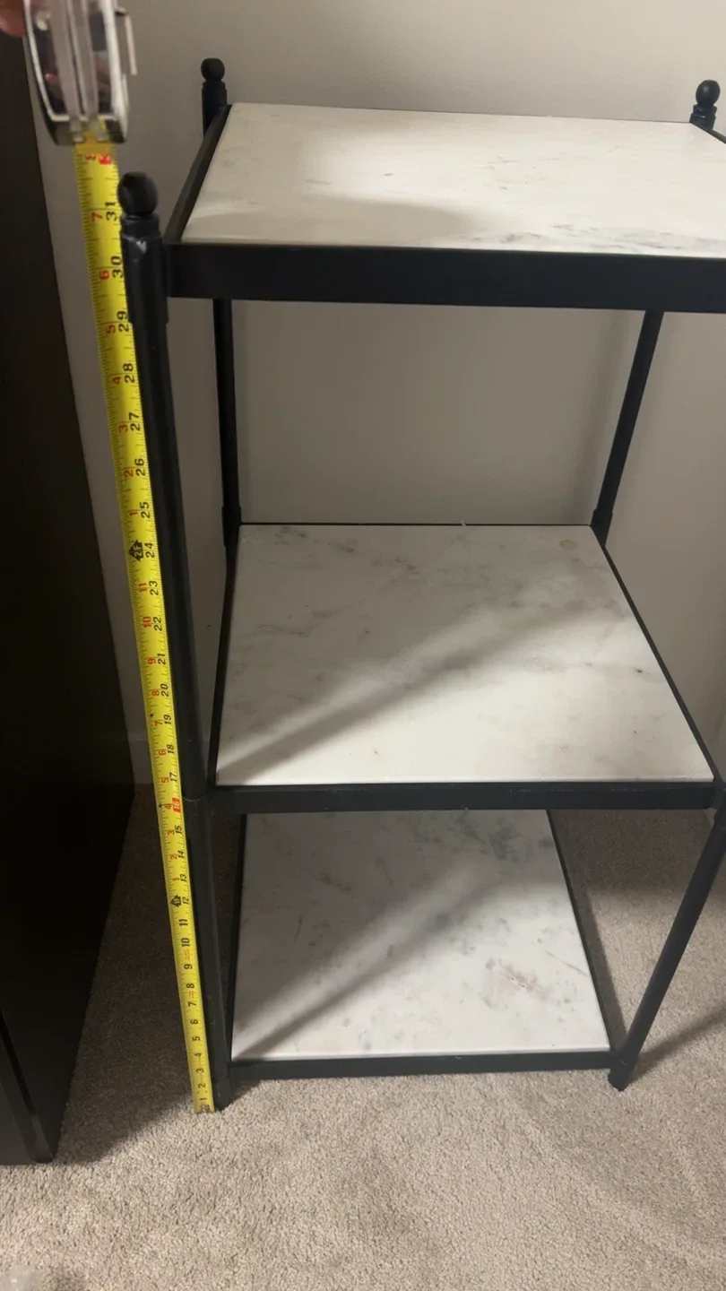 3-Tier Marble Shelf