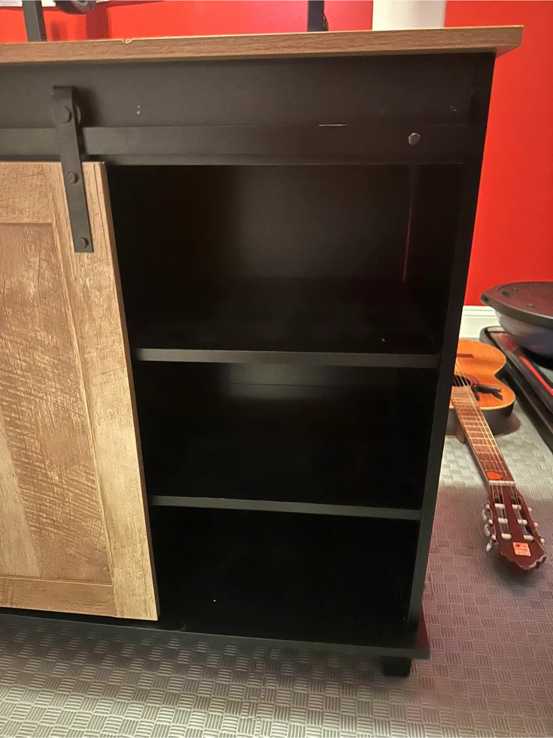 Gray Sectional Sofa, table, and bar image indicator(10)