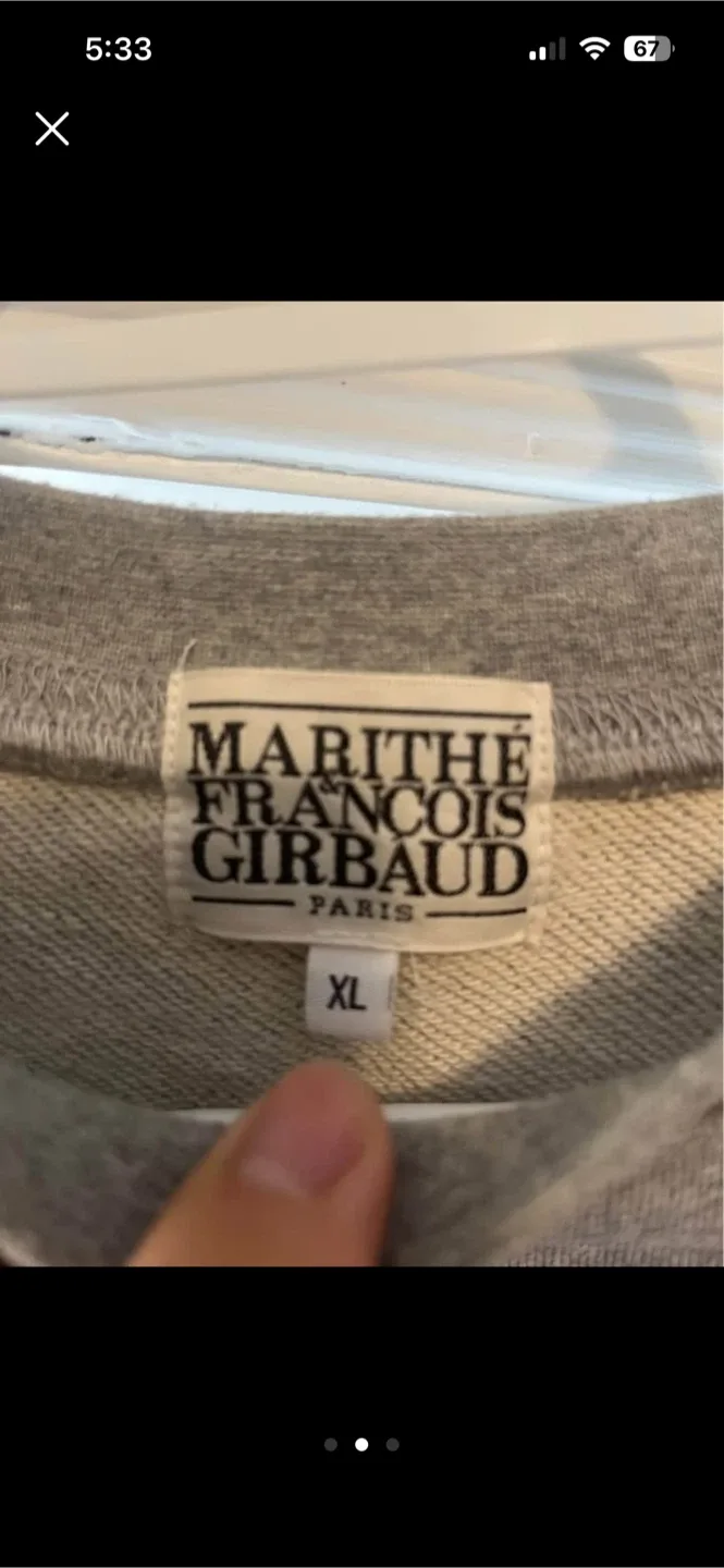 Marithe Francois Grey Sweater - XL image indicator(2)