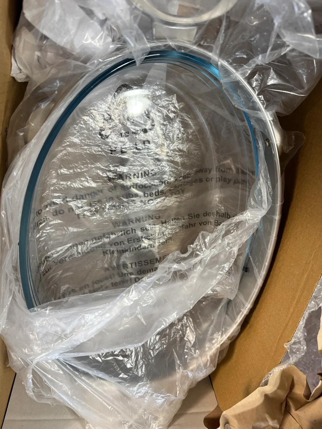 Stainless Steel and Glass 3 litre Warming Dish 🥕 image indicator(3)