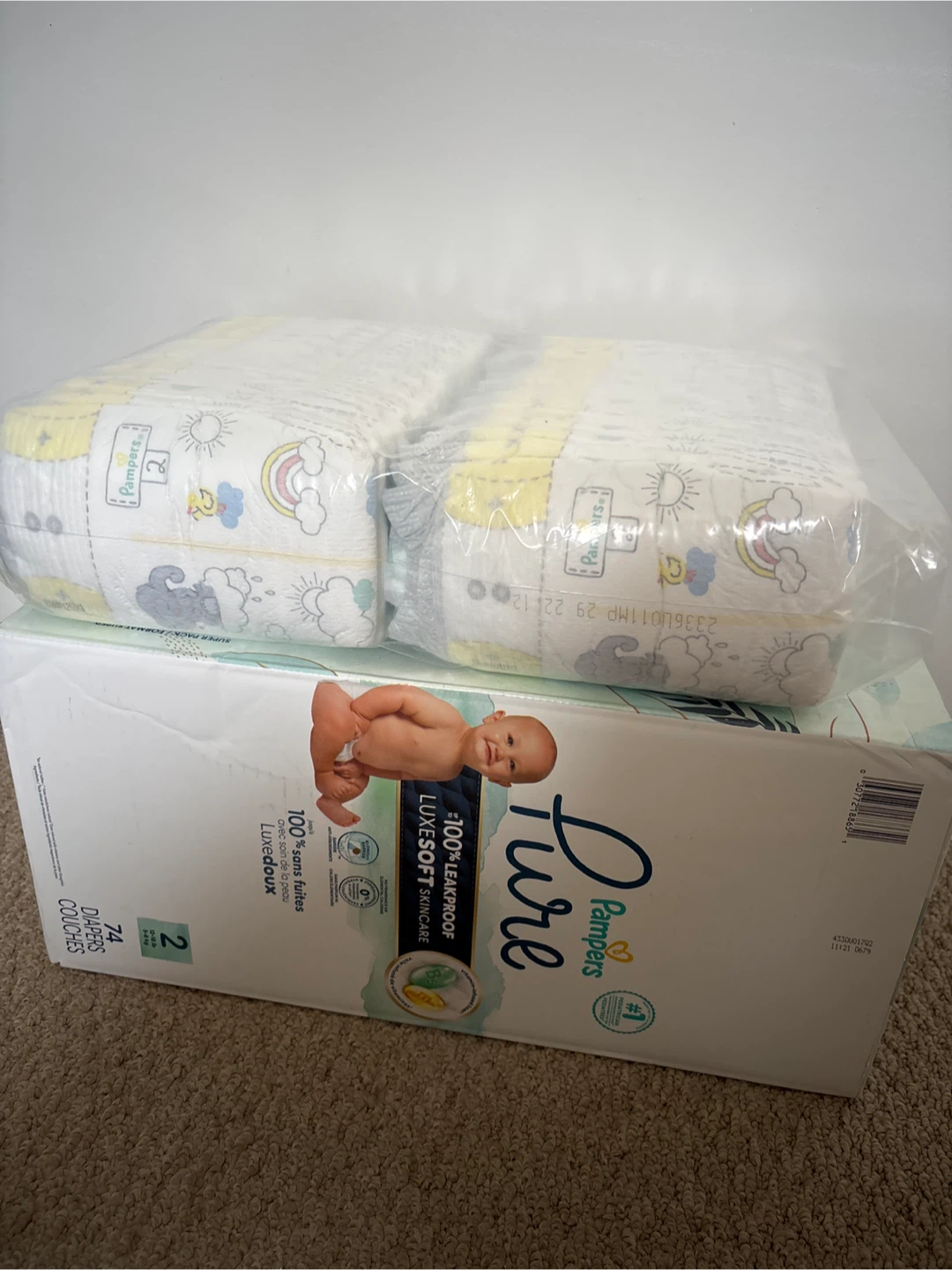 Pampers pure size 2