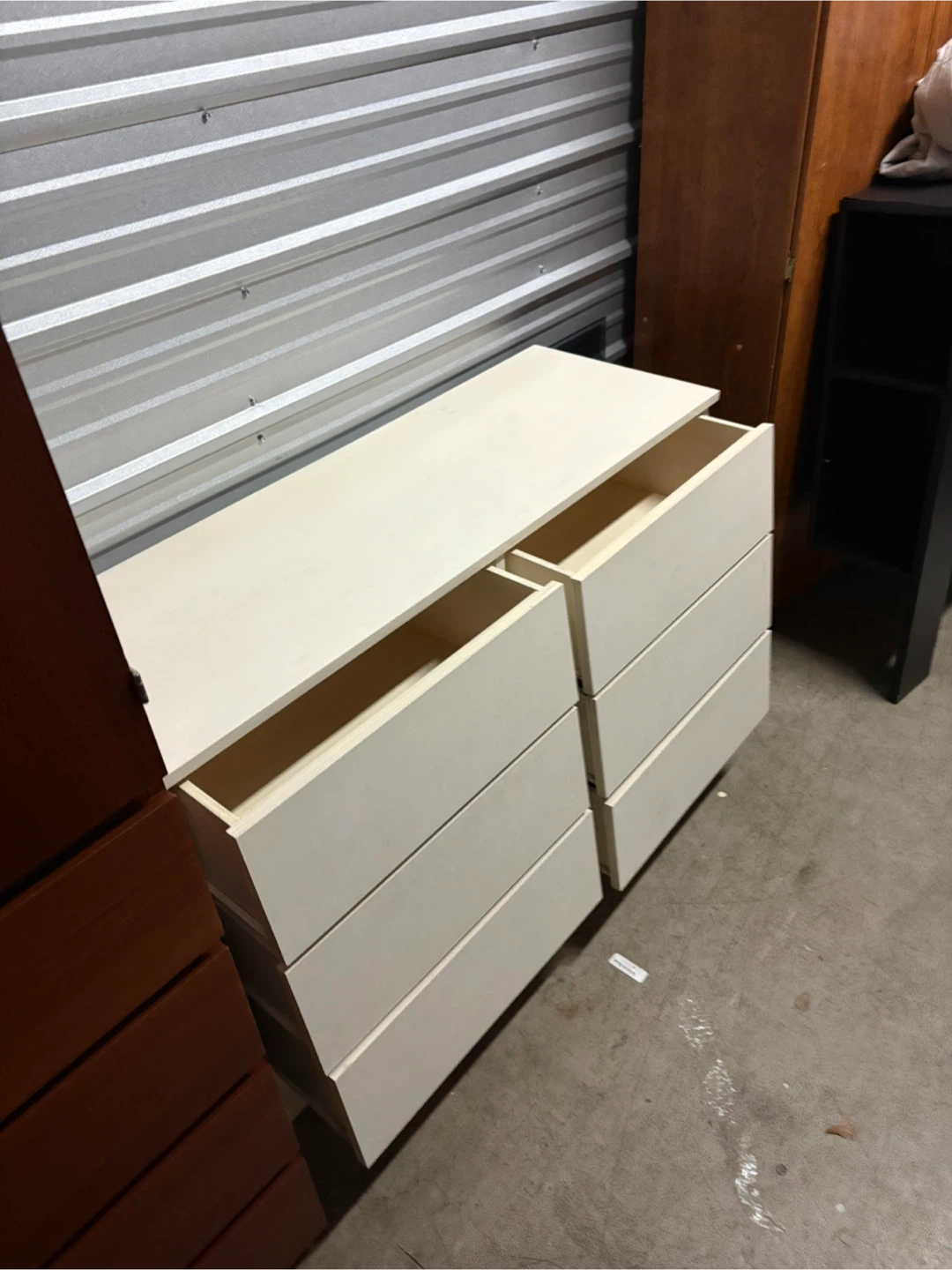 White 6-Drawer Dresser - photo 3