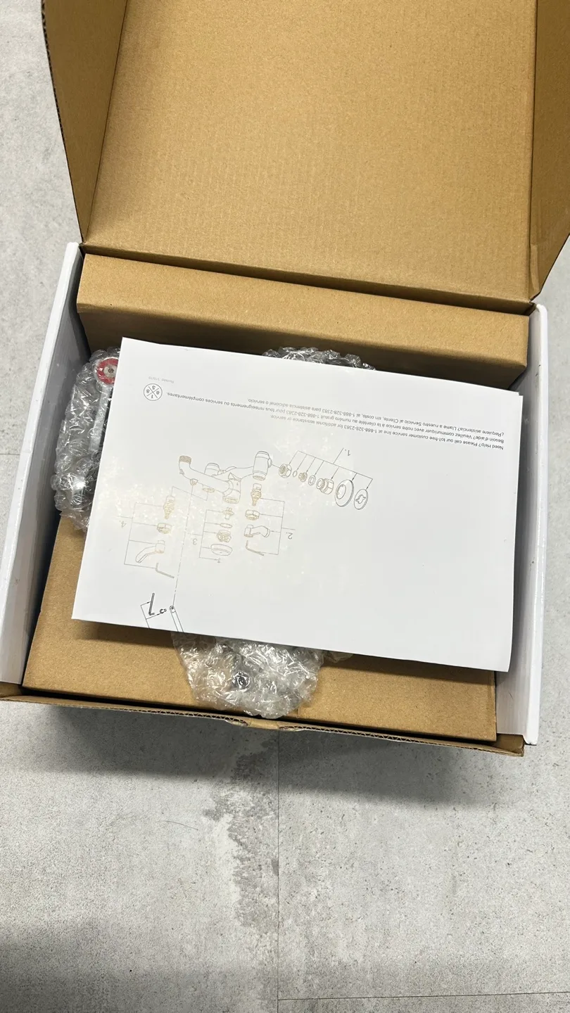 BRAND NEW FAUCET Mainline Two Handle Mop Sink Faucet image indicator(3)