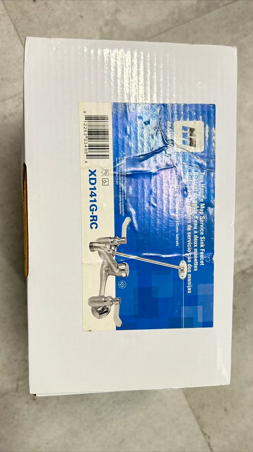 BRAND NEW FAUCET Mainline Two Handle Mop Sink Faucet image indicator(2)