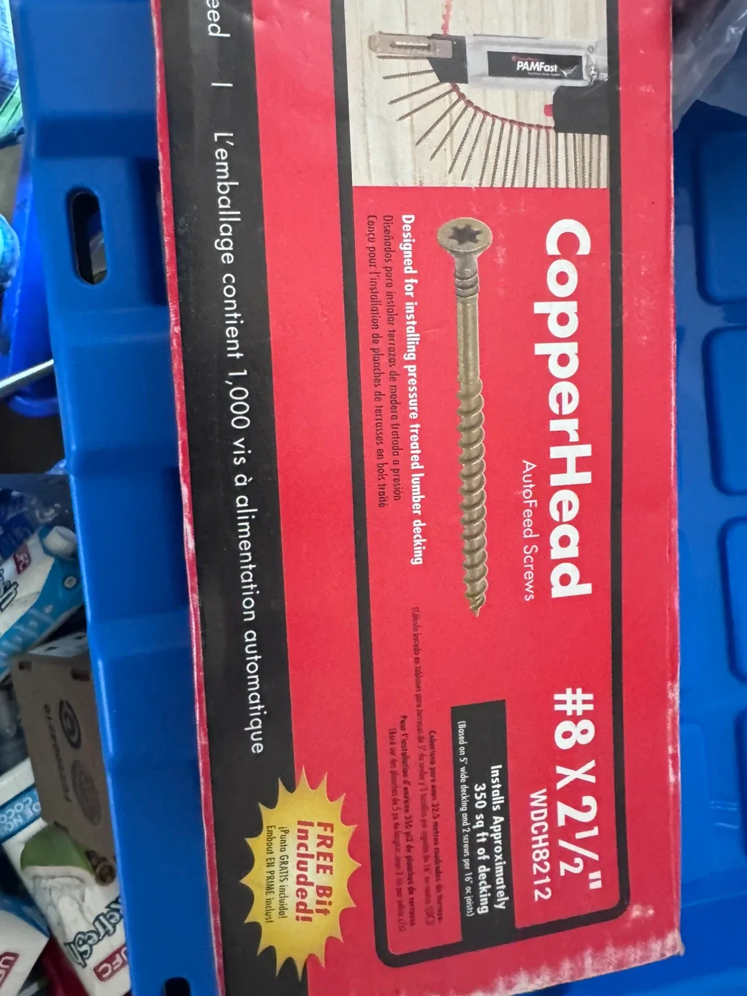 FastenMaster PAMFast AutoFeed Screws #8 x 2 1/2"