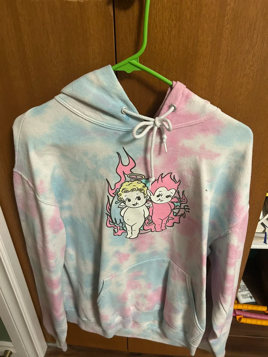 Heaven Sent Hell Bent Tie Dye Hoodie