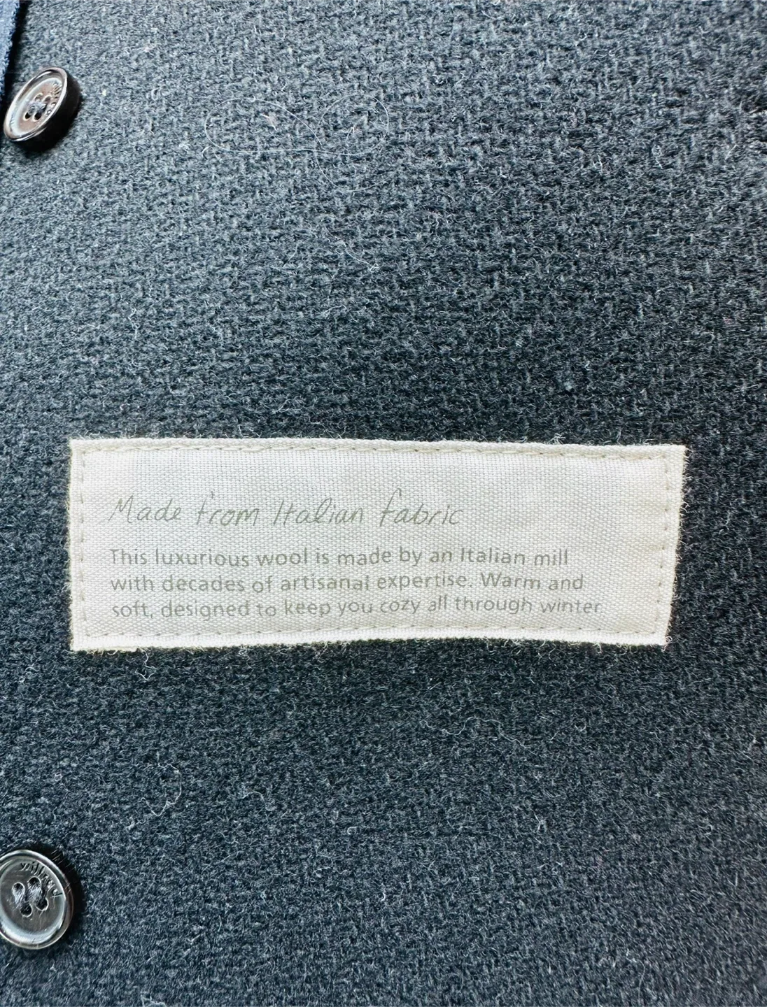 Aritzia-WilfredFree BlackWool Blend Peacoat small-$40 image indicator(6)