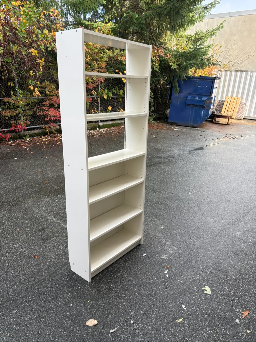 White Shelf Unit - Bookcase - photo 5
