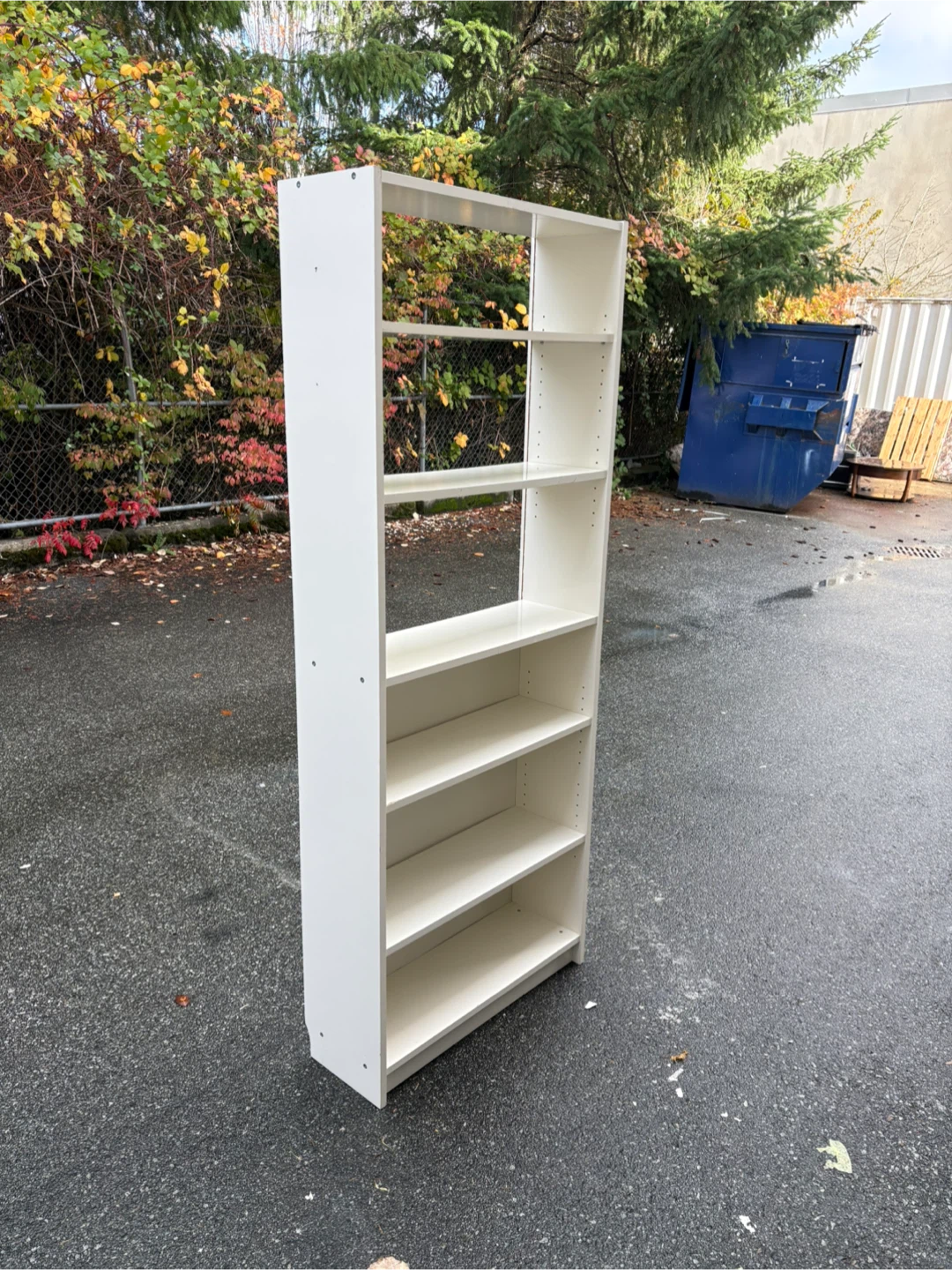 White Shelf Unit - Bookcase - photo 3