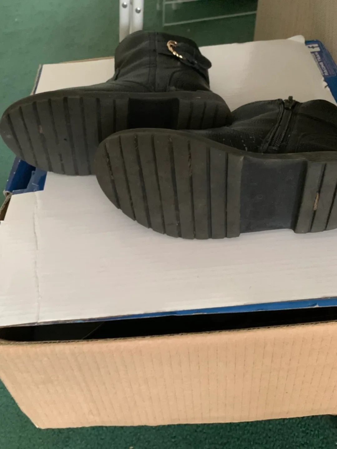 True Black V2 2 Biker Boots - Size 10 image indicator(3)