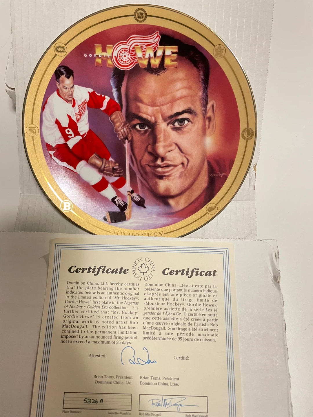Legends of Hockey's Golden Era Collection Plates